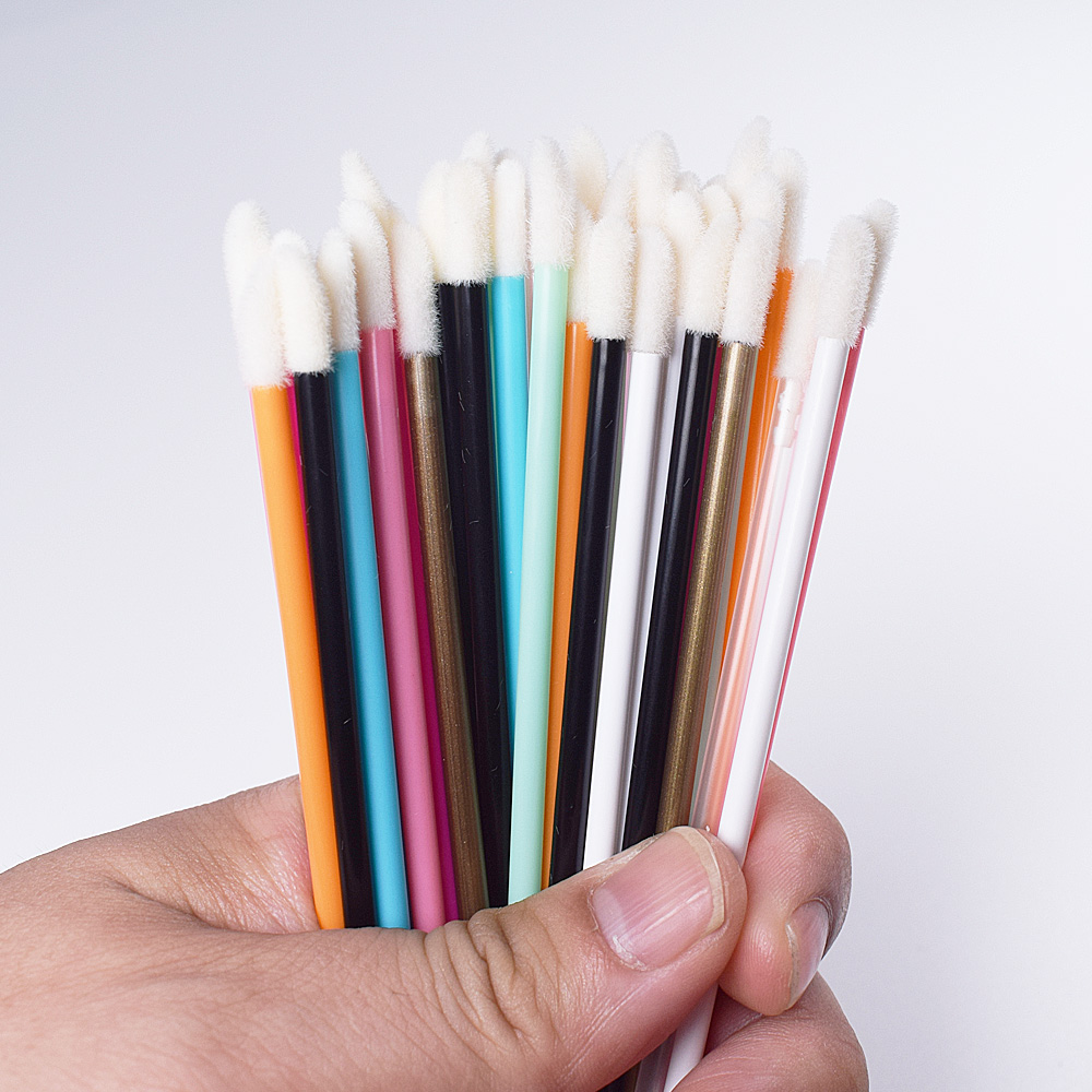 Eyelash Extension Vendor - 50Pcs Disposable Lip Brush Eyelash Makeups