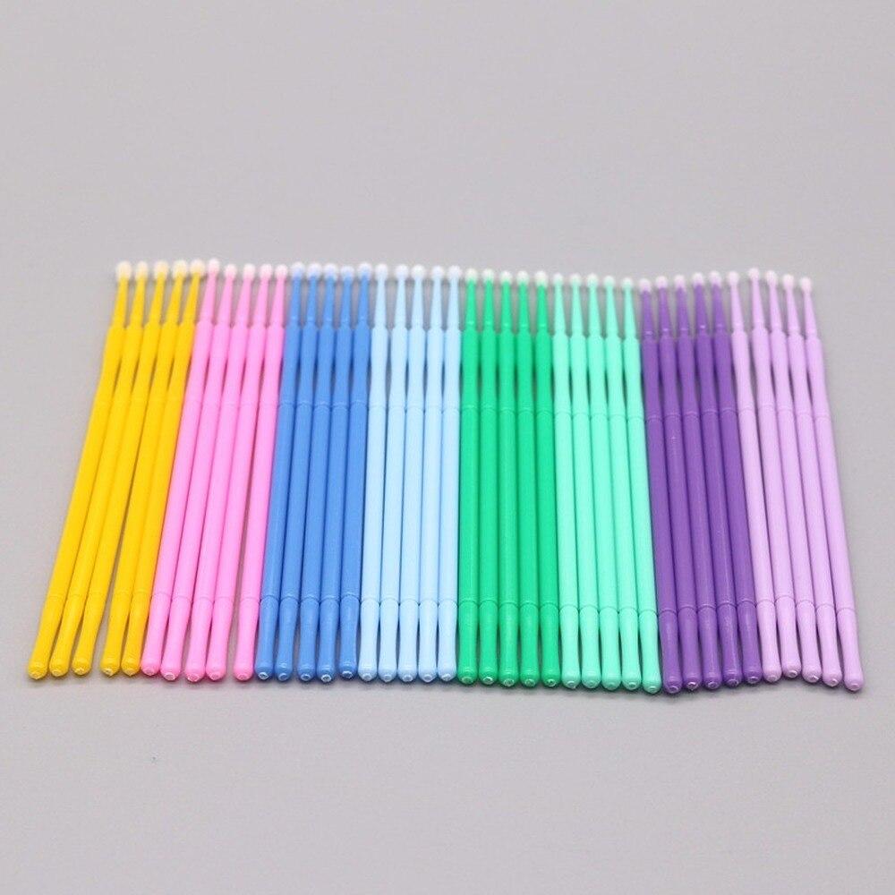 Eyelash Extension Jakarta - 100pcs/lot Micro Brushes Make Up Eyelash