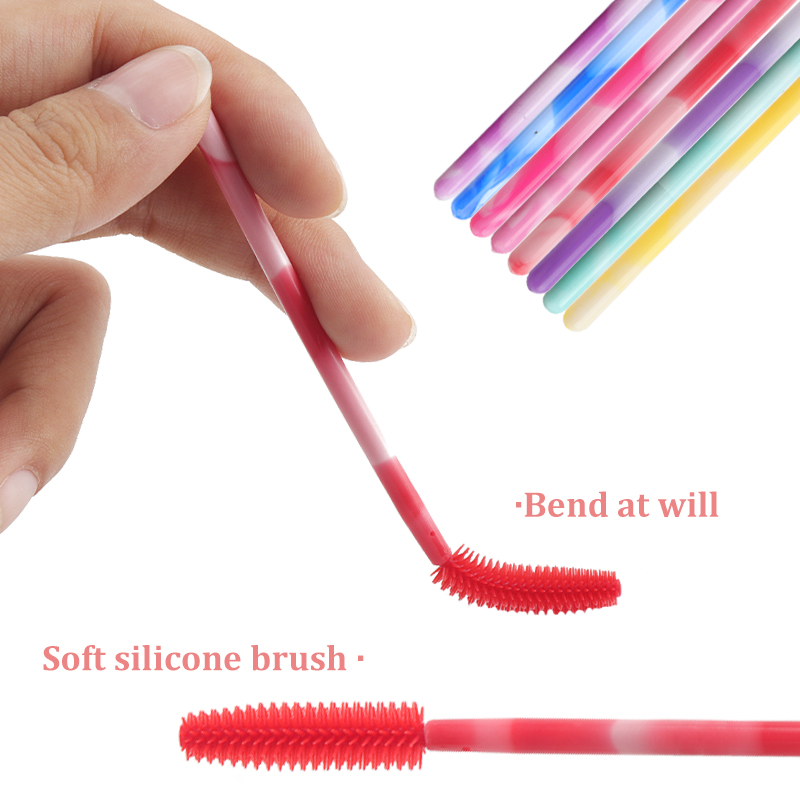 50/100Pcs Disposable Silicone  - Eyelash Extension Vendor ulasan dan harga