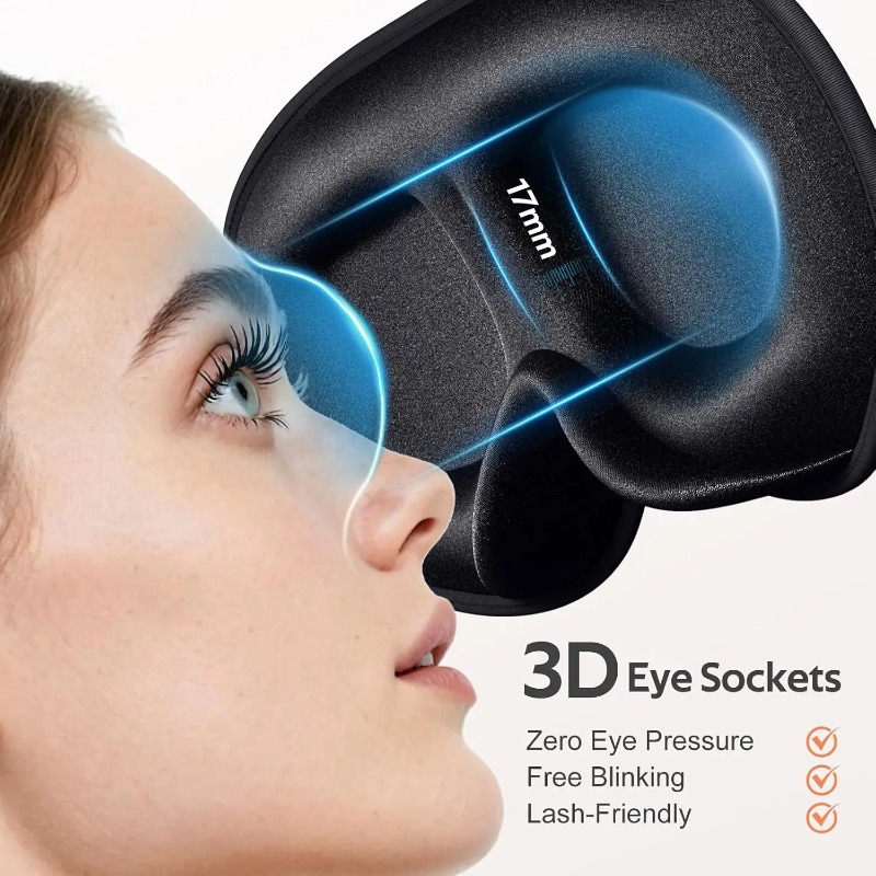 Silk Eye Mask for Light Blocki - Eyelash Extension For Men ulasan dan harga