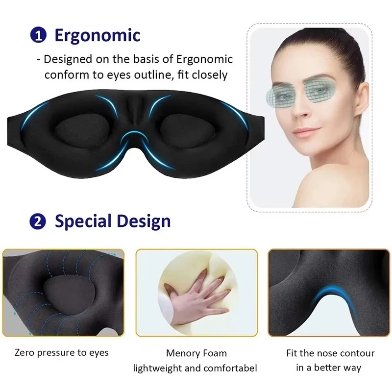 Silk Eye Mask for Light Blocki - Eyelash Extension For Men ulasan dan harga