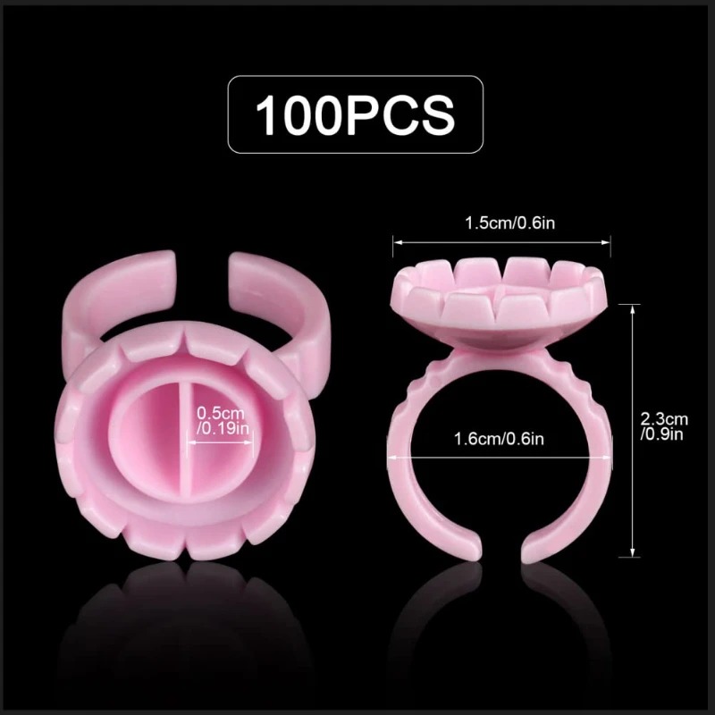 100 Pcs Disposable Eyelash Glu - Eyelash Extension Jakarta ulasan dan harga
