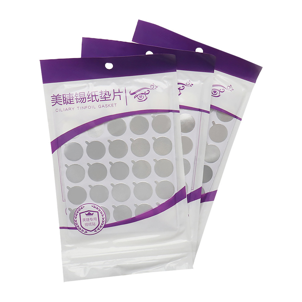 3Packs Eyelash Glue Pads Tin F - Eyelash Extension Process ulasan dan harga