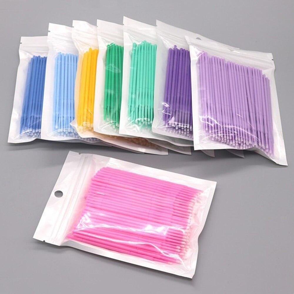100pcs/lot Micro Brushes Make  - Eyelash Extension Jakarta ulasan dan harga