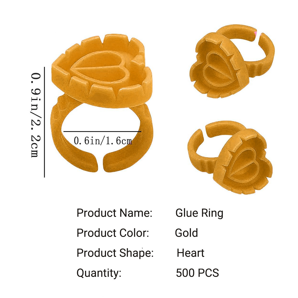 500PCS Glue Rings for Lash Ext - Eyelash Extension Jakarta ulasan dan harga