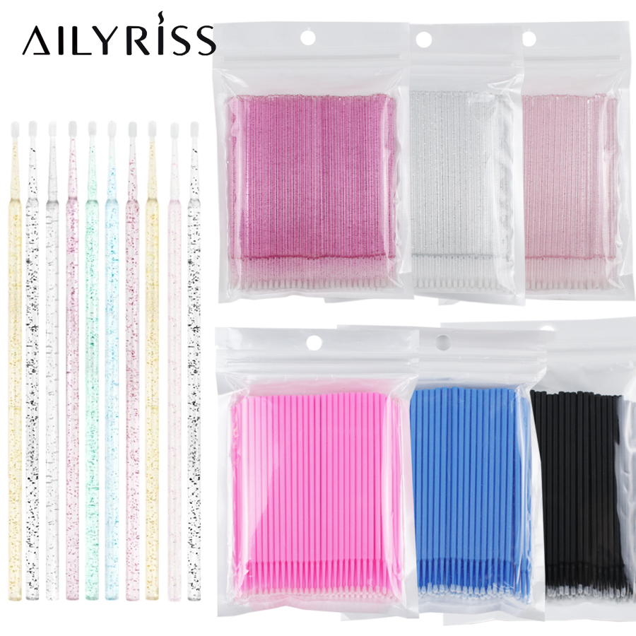 500pcs/lot Disposable Applicat - Eyelash Extension Vendor ulasan dan harga