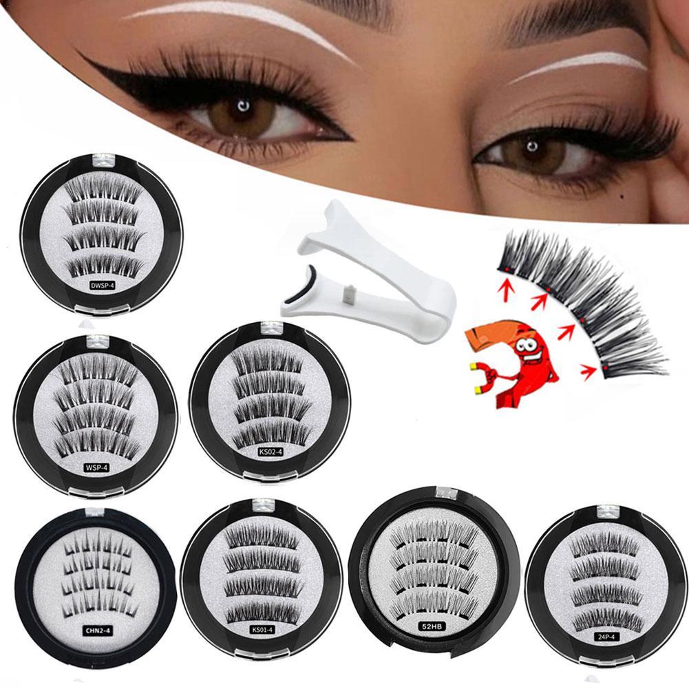 2 Pair 3D Magnetic False Eyela - Eyelash Extension Equipment ulasan dan harga