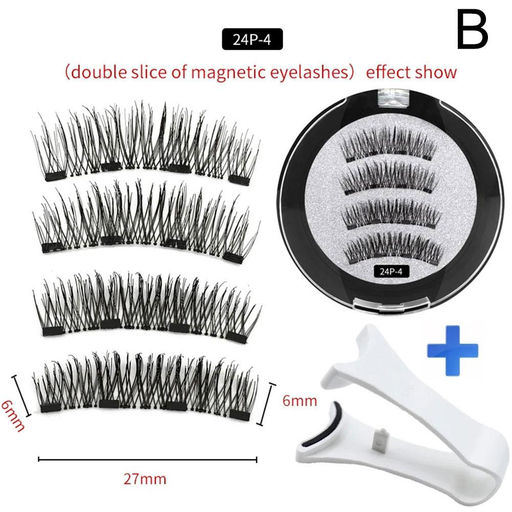 2 Pair 3D Magnetic False Eyela - Eyelash Extension Equipment ulasan dan harga