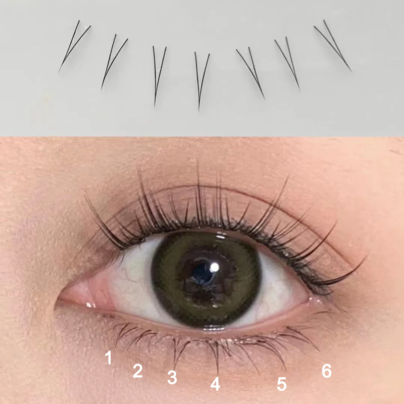 J Curl V Shape Under Eyelash C - Eyelash Extension Anime ulasan dan harga