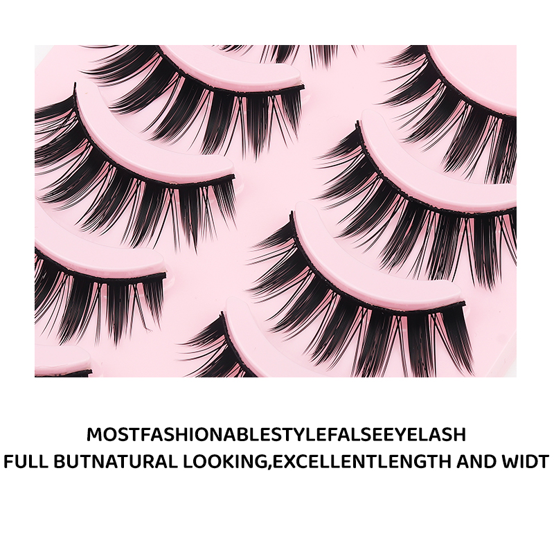 DINGSEN 5 Pairs Manga Lashes E - Eyelash Extension Anime ulasan dan harga