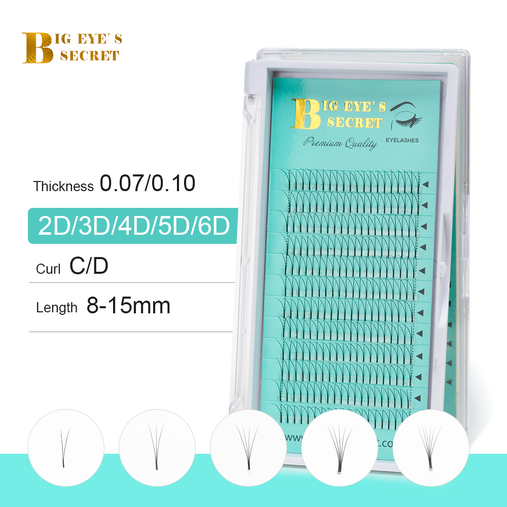 BES 2D 3D 4D 5D 6D Fans Volume - Eyelash Extension For Big Eyes ulasan dan harga