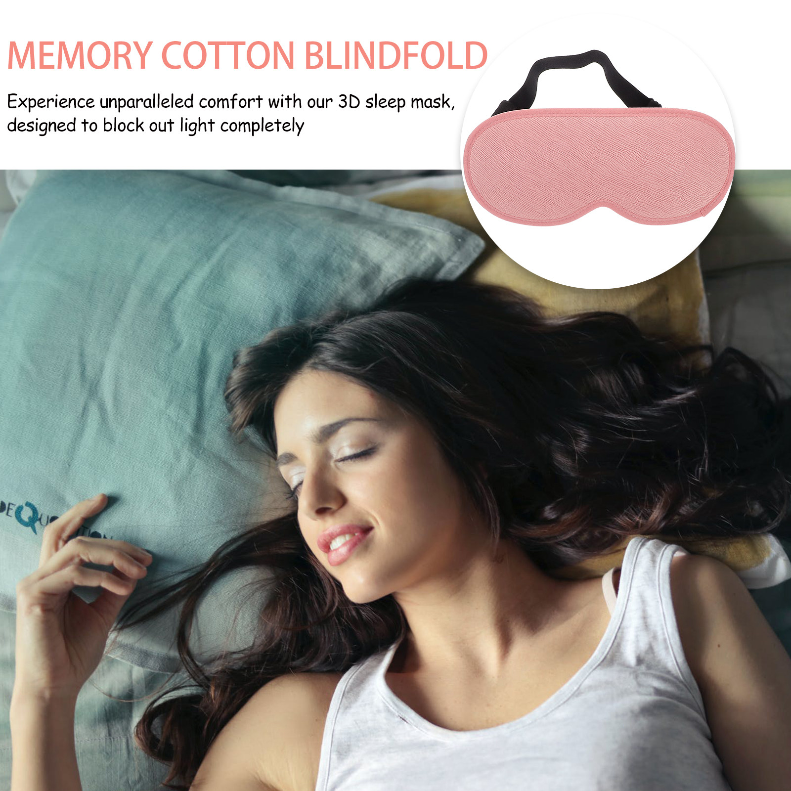 3D Contoured Sleep Mask Blacko - Eyelash Extension For Men ulasan dan harga
