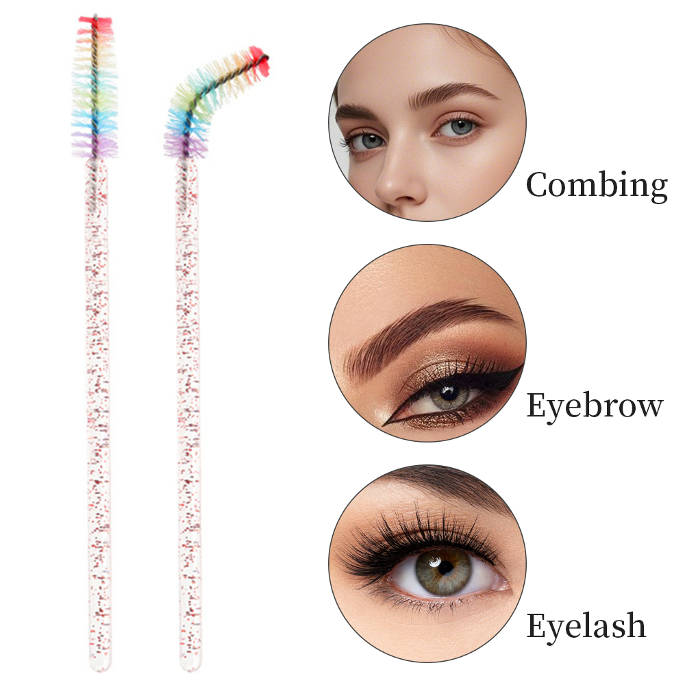 50PCS Rainbow Crystal Eyelash  - Eyelash Extension Jakarta ulasan dan harga