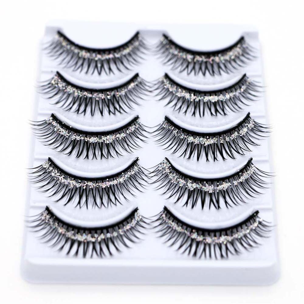 Sequins Thick Cross Lash Eye M - Eyelash Extension For Big Eyes ulasan dan harga