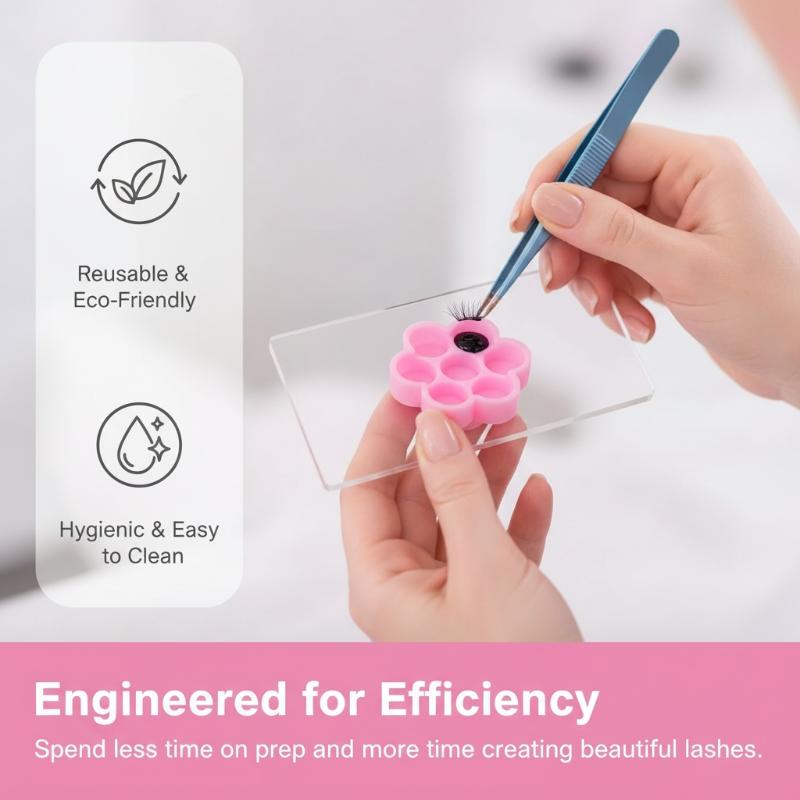 Eyelash Extension Flower Shape - Eyelash Extension Process ulasan dan harga