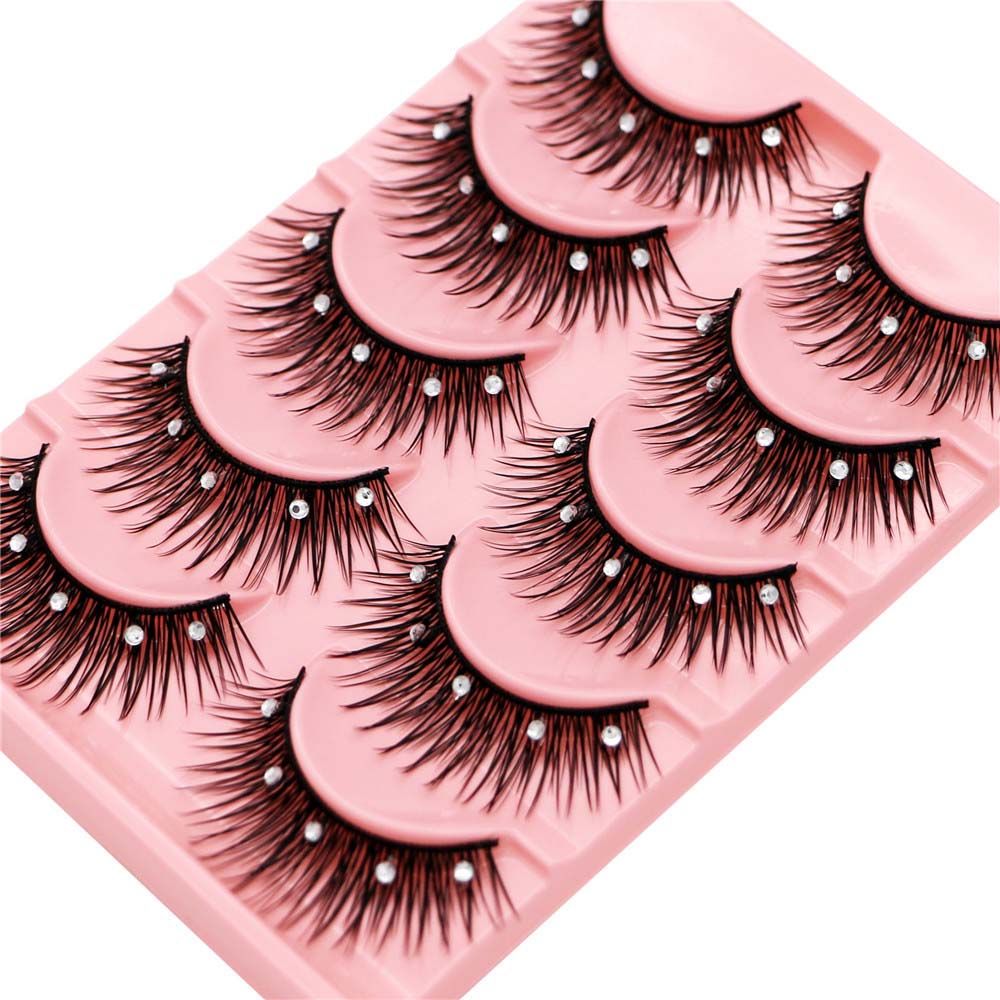 Cross Lash Glitter Sequins Lon - Eyelash Extension For Big Eyes ulasan dan harga