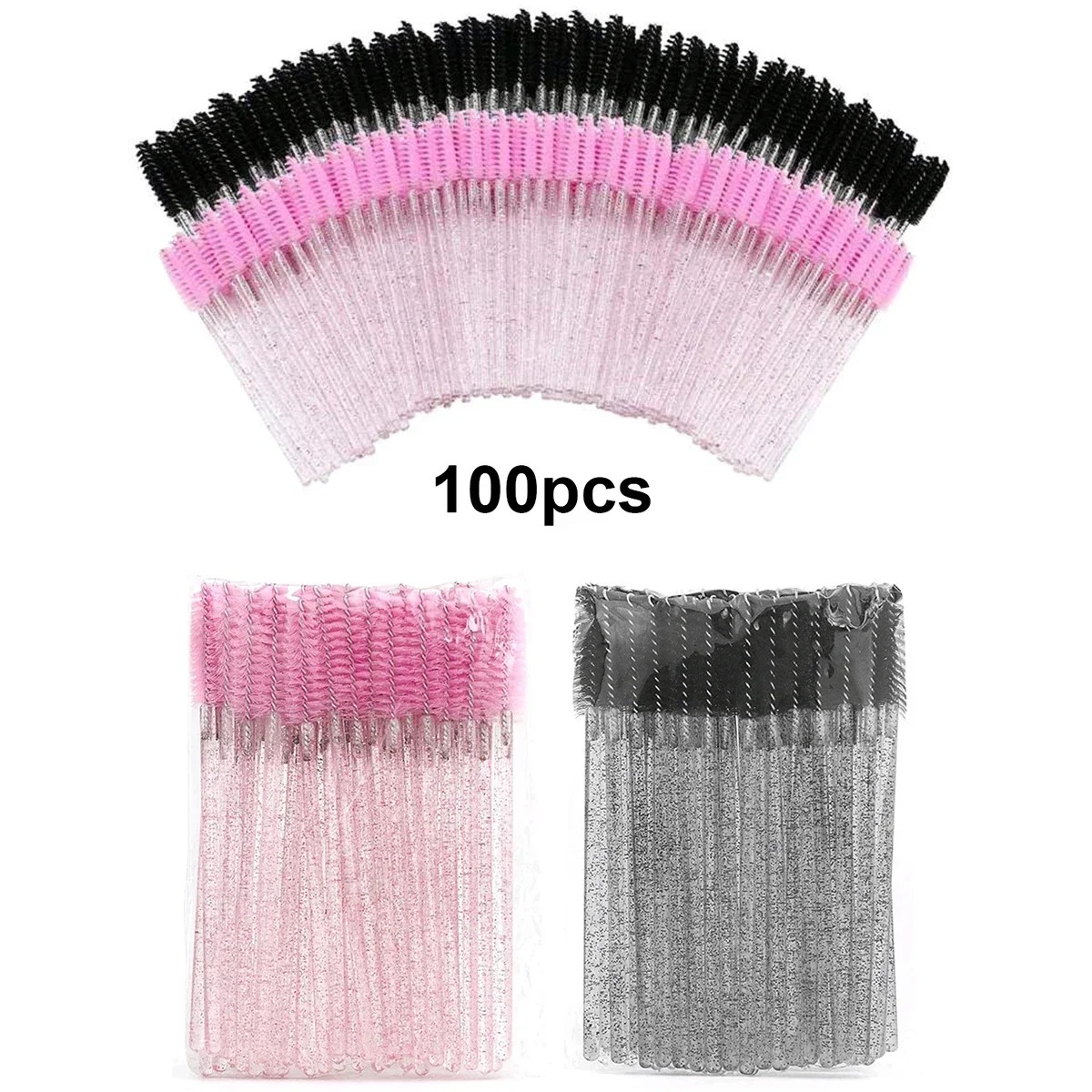 100pcs Disposable Eyelash Brus - Eyelash Extension Vendor ulasan dan harga