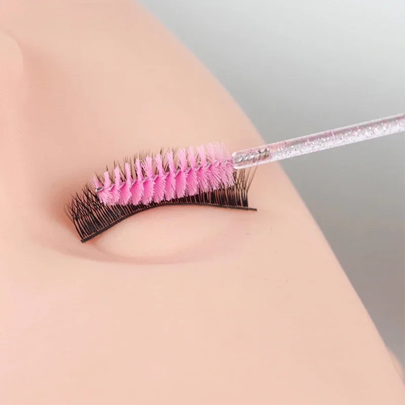 100pcs Disposable Eyelash Brus - Eyelash Extension Vendor ulasan dan harga