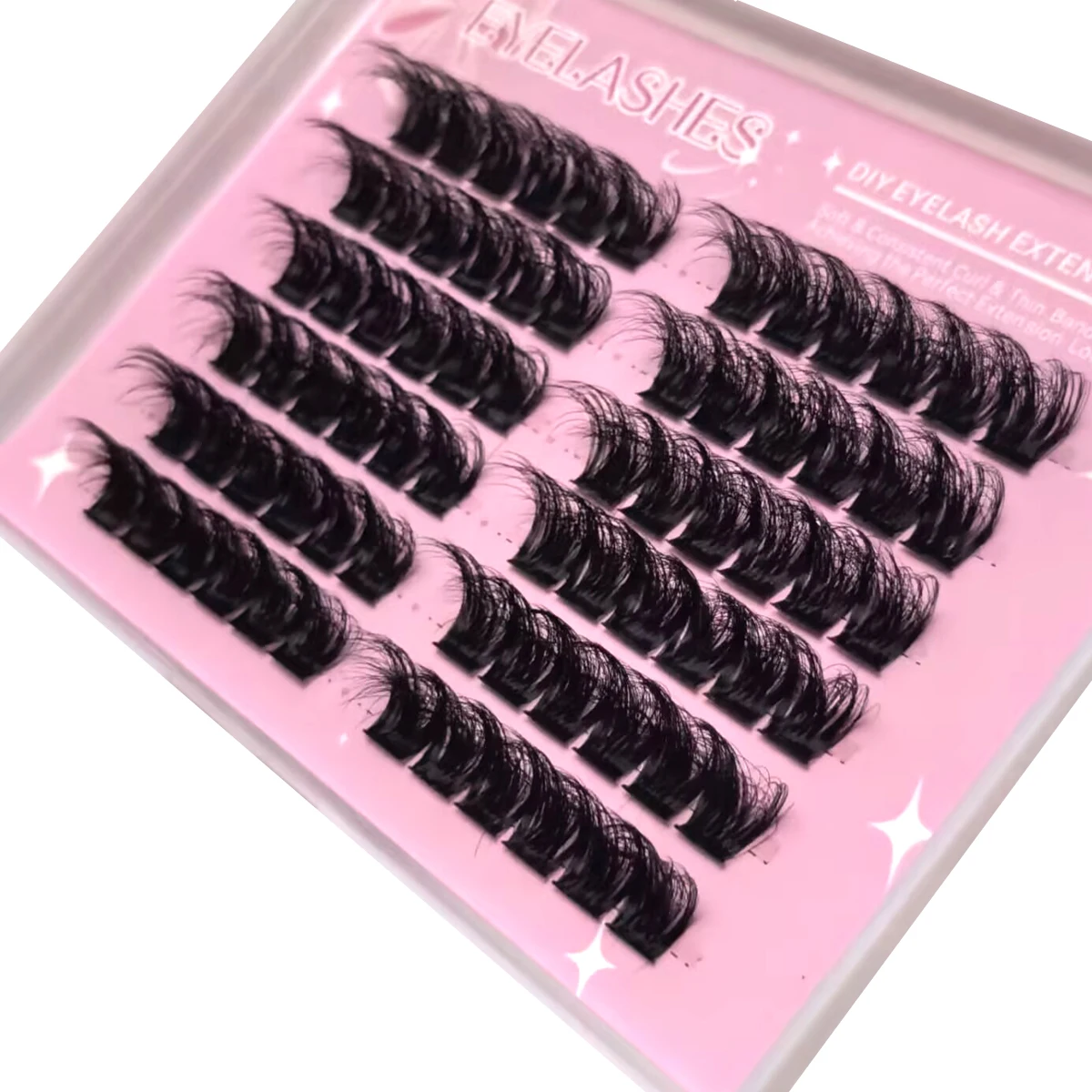 AMSDCN 10 rows false eyelash   - Eyelash Extension For Big Eyes ulasan dan harga