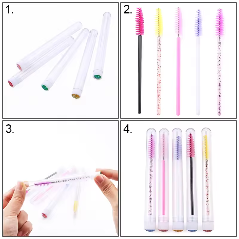 Eyelash Brush Tube With Eyebro - Eyelash Extension Vendor ulasan dan harga