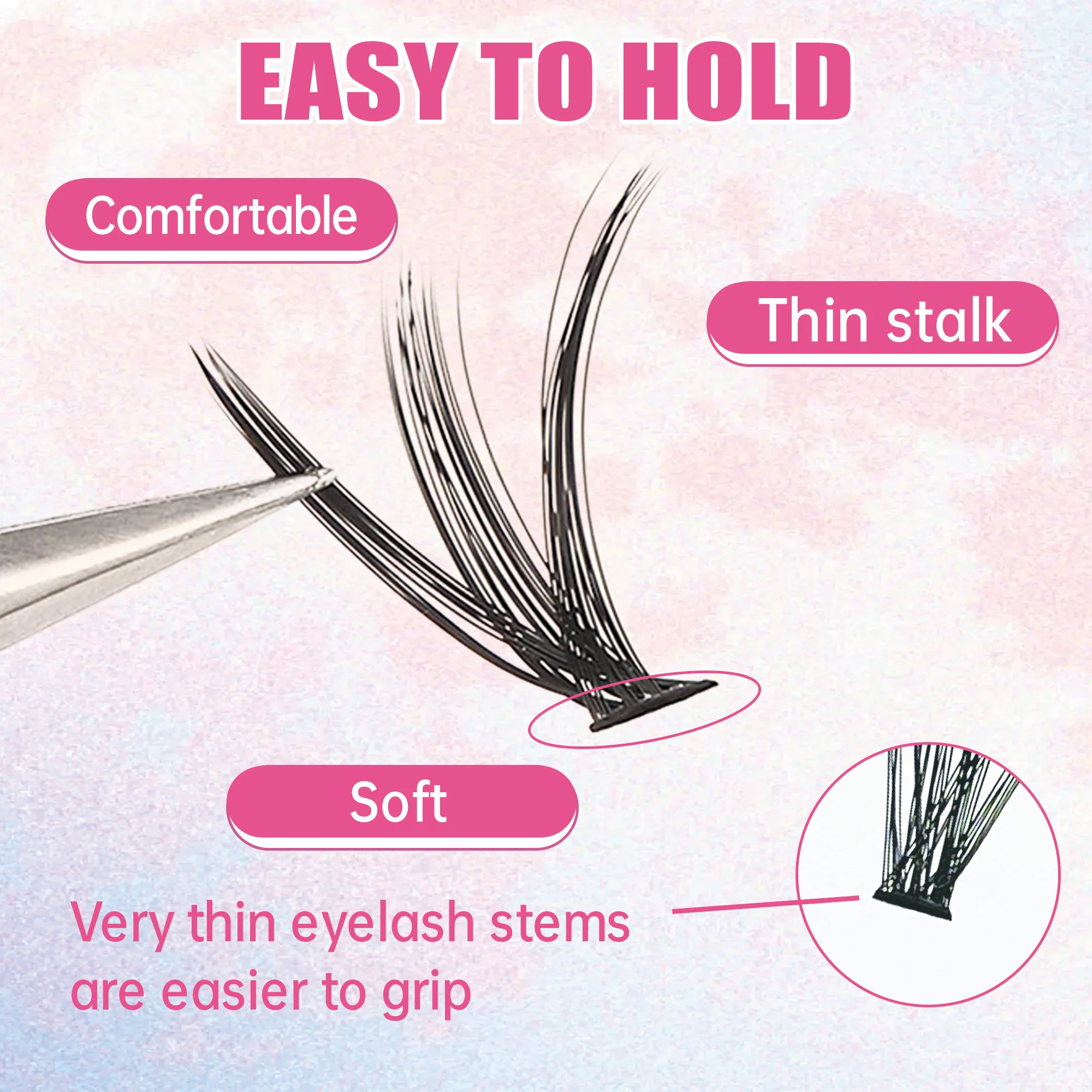 Eyelashes 200 PCS Clusters Las - Eyelash Extension London ulasan dan harga