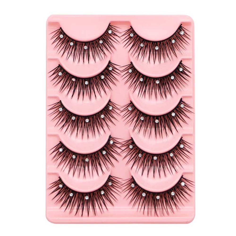Makeup Tool Shiny Rhinestone L - Eyelash Extension For Big Eyes ulasan dan harga