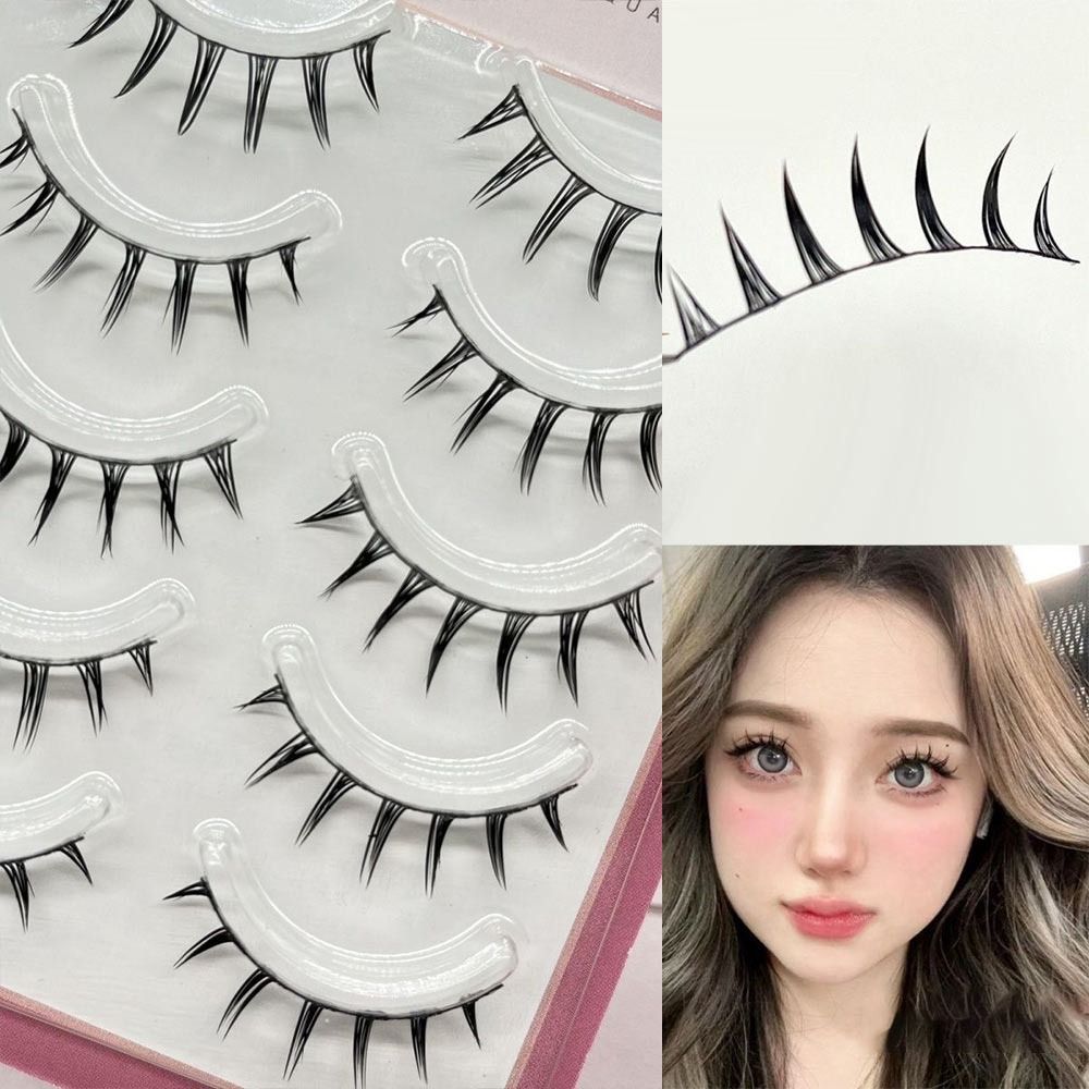 5 Pairs Pack Japanese Cosplay  - Eyelash Extension Anime ulasan dan harga