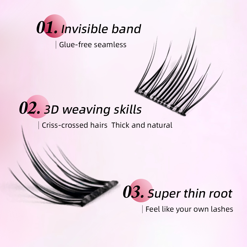 Yelix DIY Self-Adhesive Cluste - Eyelash Extension Anime ulasan dan harga