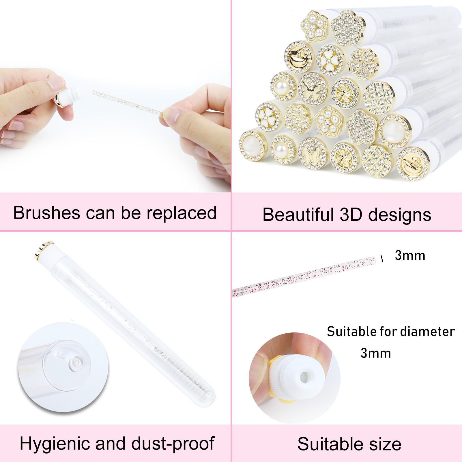 Mascara Wands Tube 30pcs Reusa - Eyelash Extension Vendor ulasan dan harga