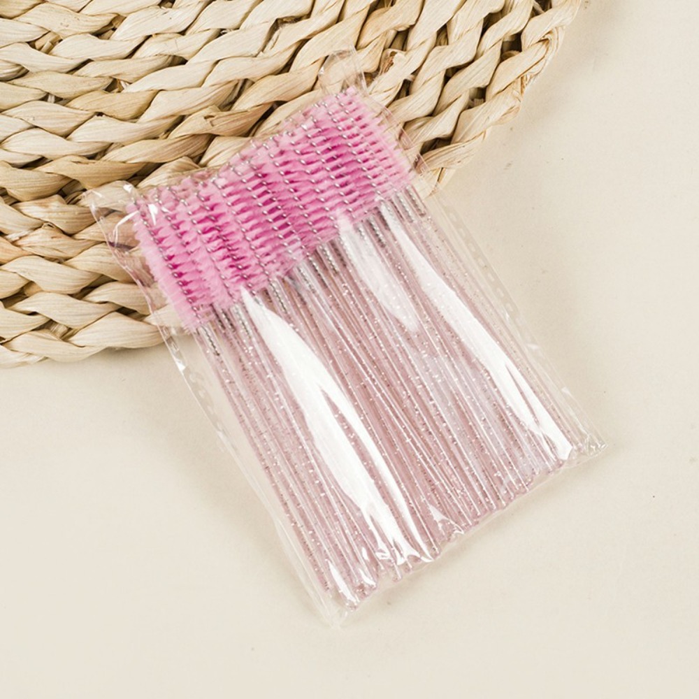 50-100PCS Crystal Eyelash Brus - Eyelash Extension Vendor ulasan dan harga