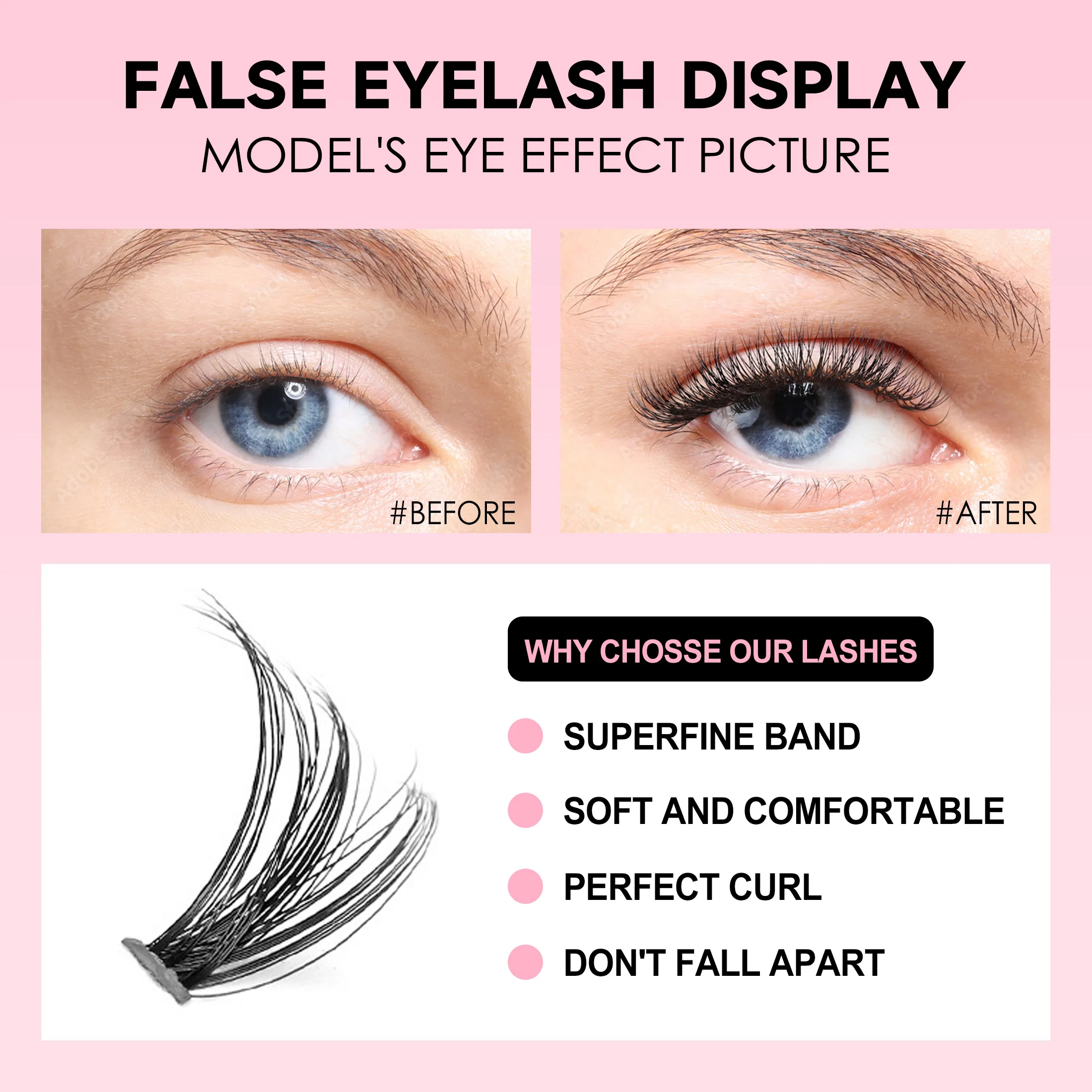 DIY Lashes Extension Kit Eyela - Eyelash Extension London ulasan dan harga