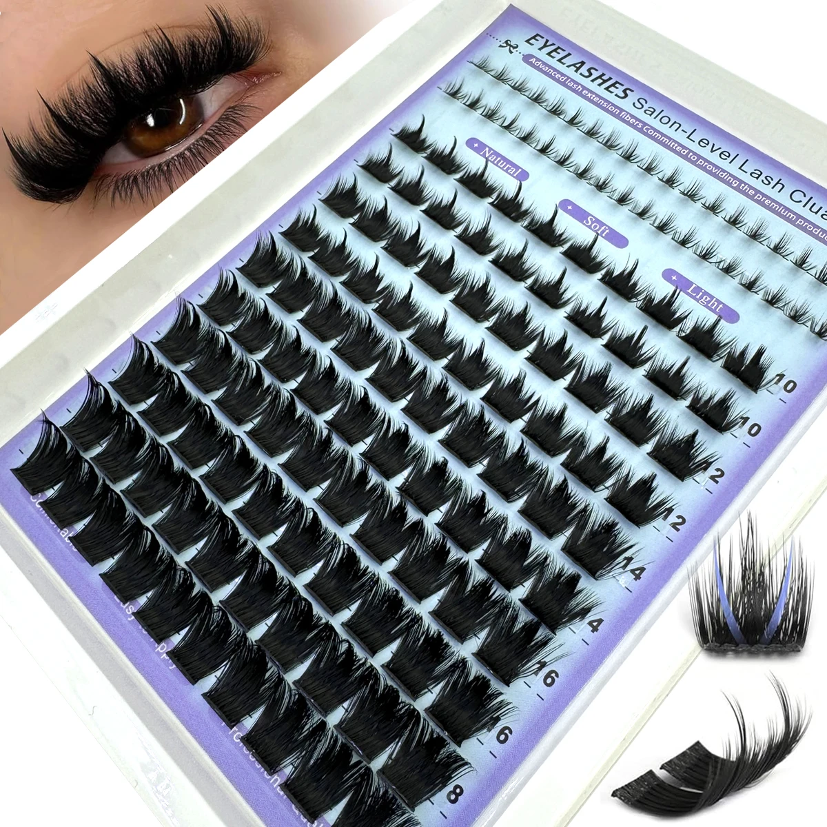 AMSDCN Wispy Manga Lashes Clus - Eyelash Extension Anime ulasan dan harga