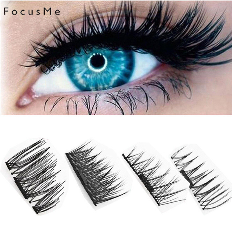 FocusMe 4pcs/2Pair Double Magn - Eyelash Extension For Big Eyes ulasan dan harga